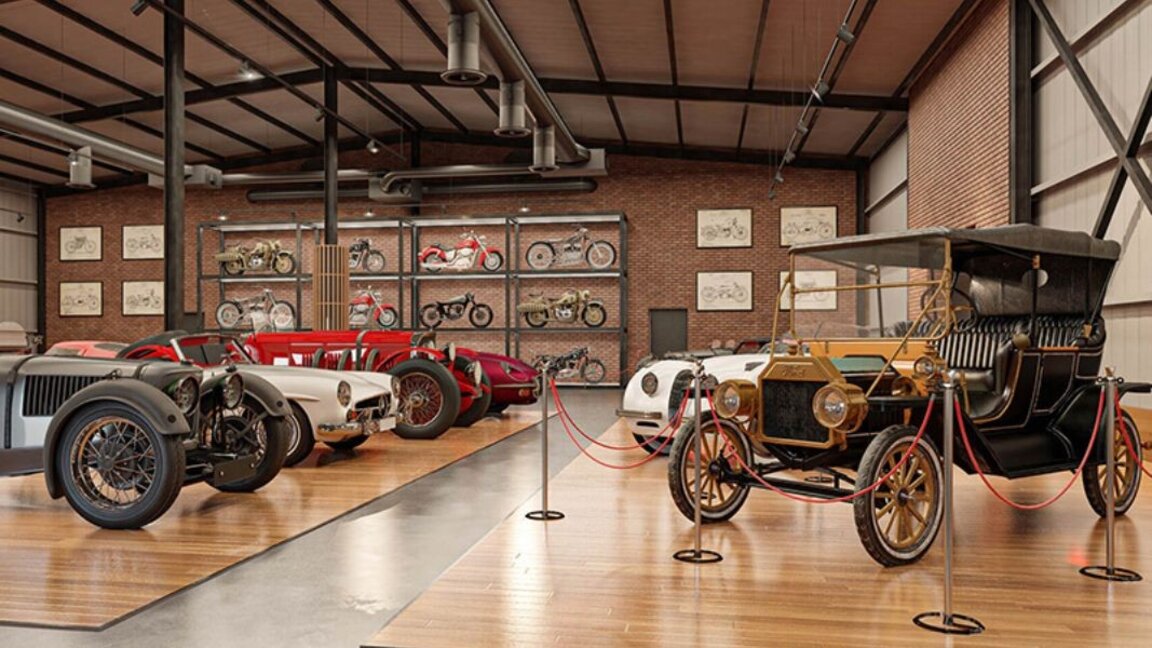 Voitures de collection et vins millésimés au village Kapatovo