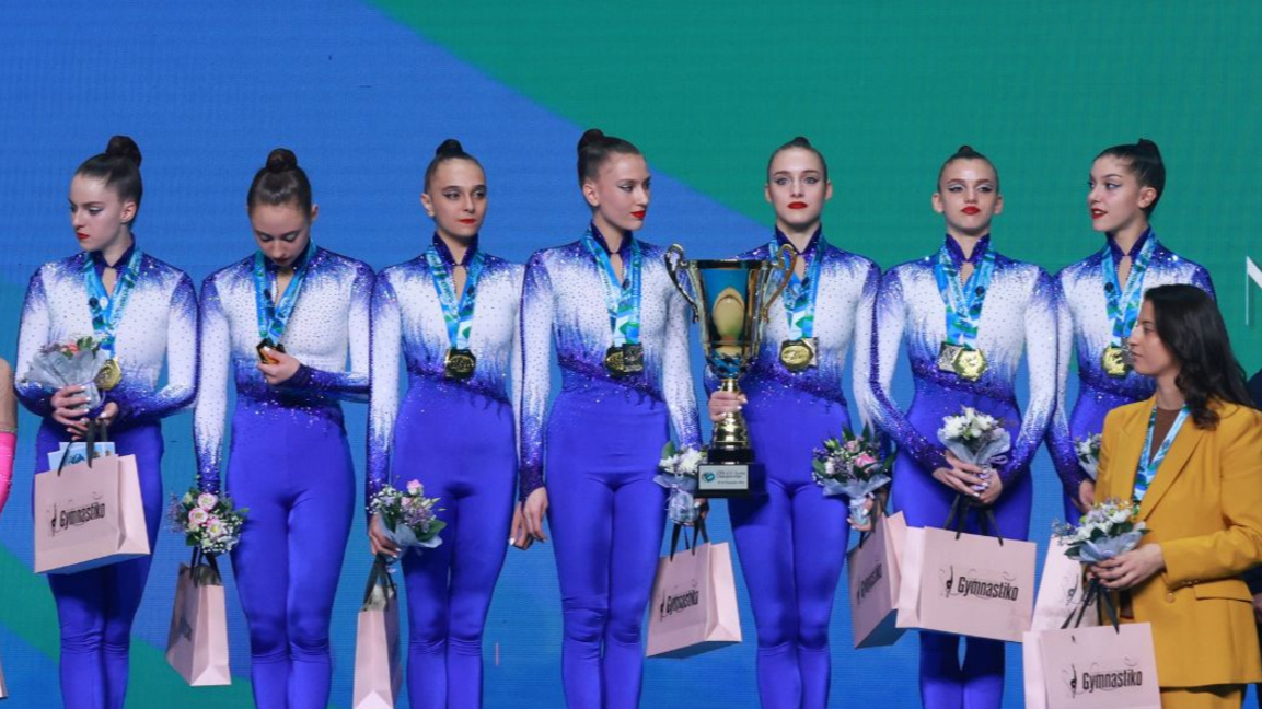 Бугарска шампион Светског првенства у естетској групној гимнастици