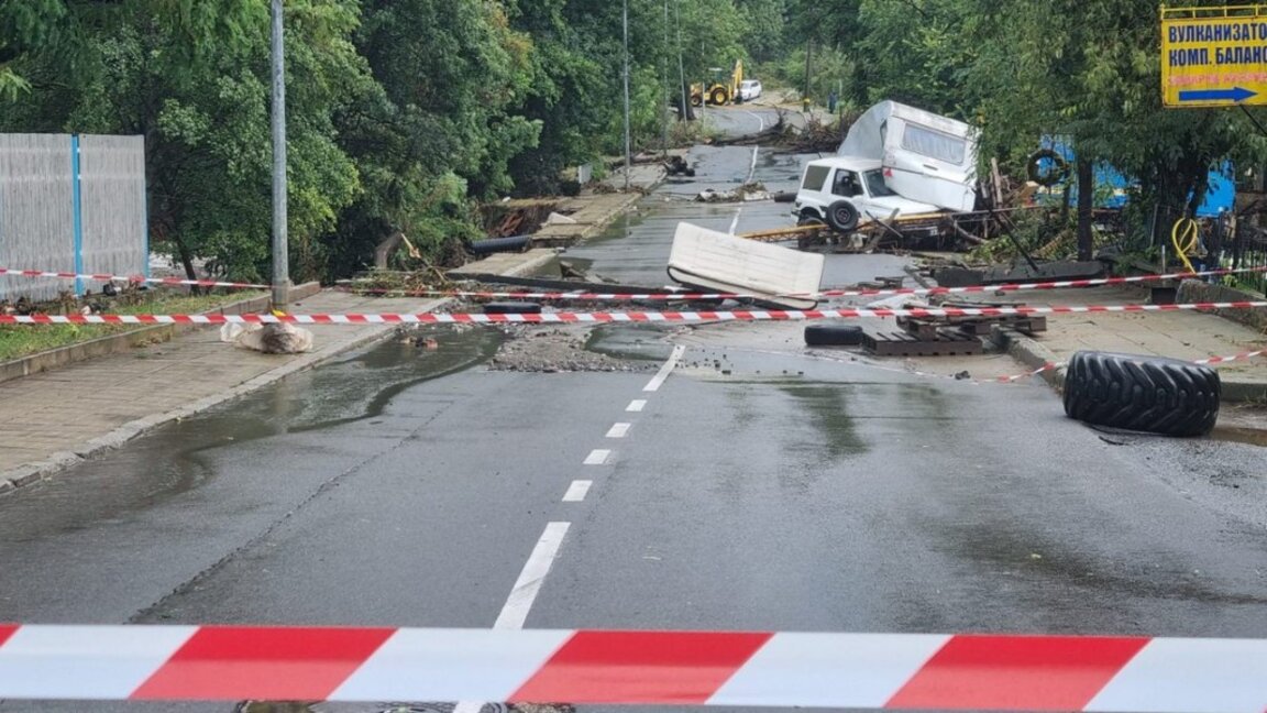 Царево след потопа - картината след наводненията