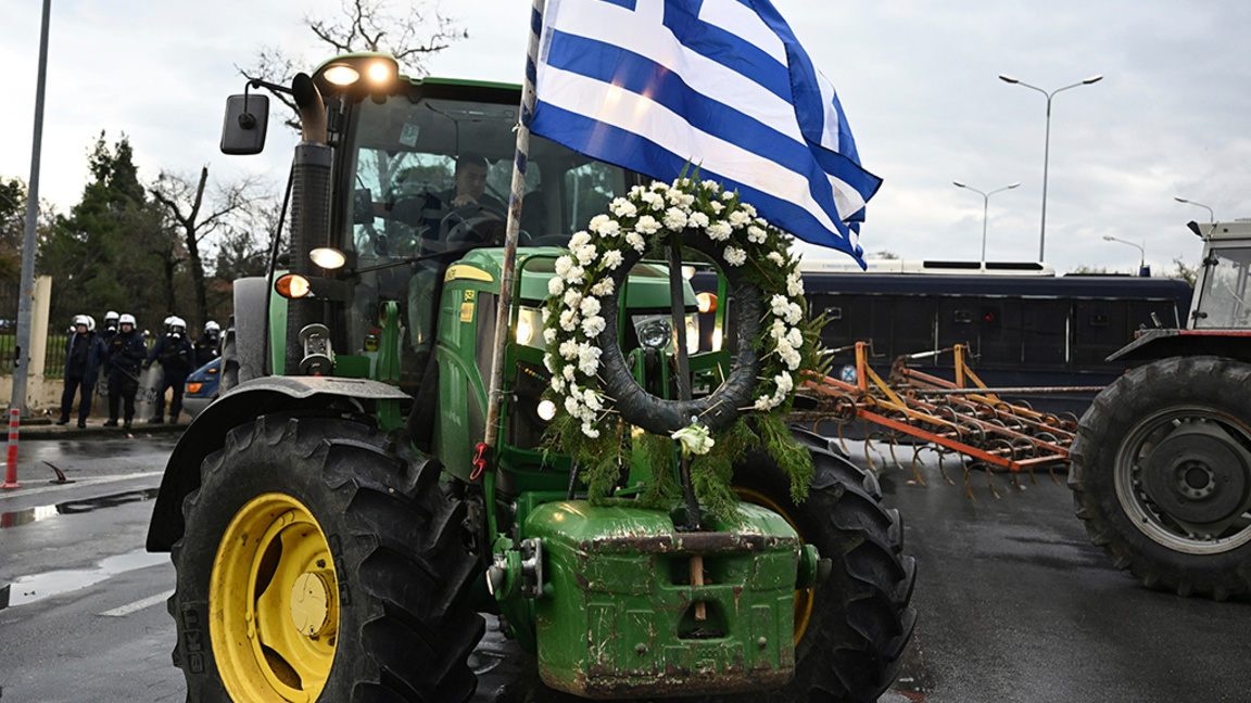Продължават протестите на гръцките фермери