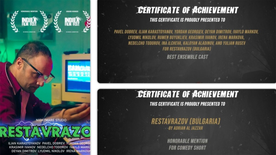 Komedia bullgare u vlerësua në një festival të filmit amator në Holivud