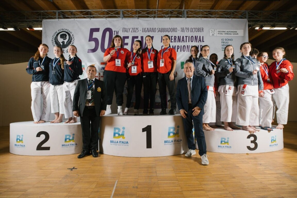 Карате клуб „Арес“ с впечатляващи резултати на 50-то европейско първенство по Вадо-Кай карате