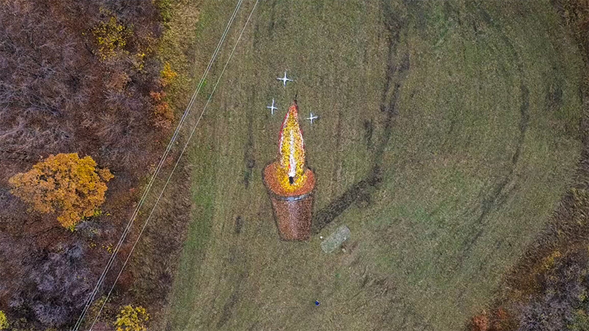 Le nouveau projet "land art" de Vivia Niki