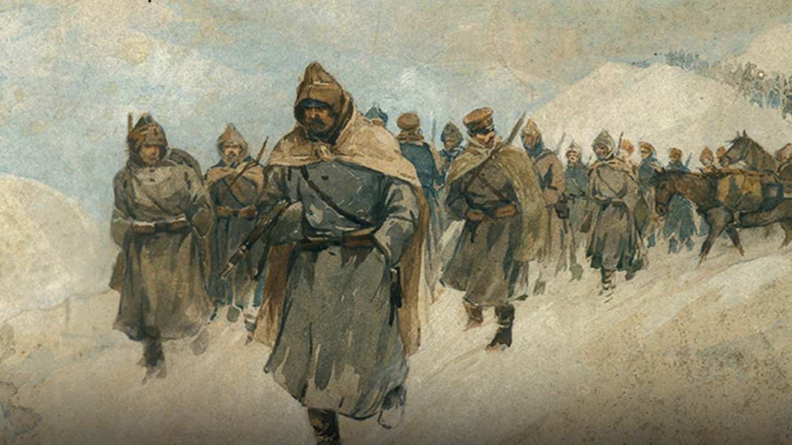 Parte de la exposición “La guerra y los creadores. El camino a través de la oscuridad”