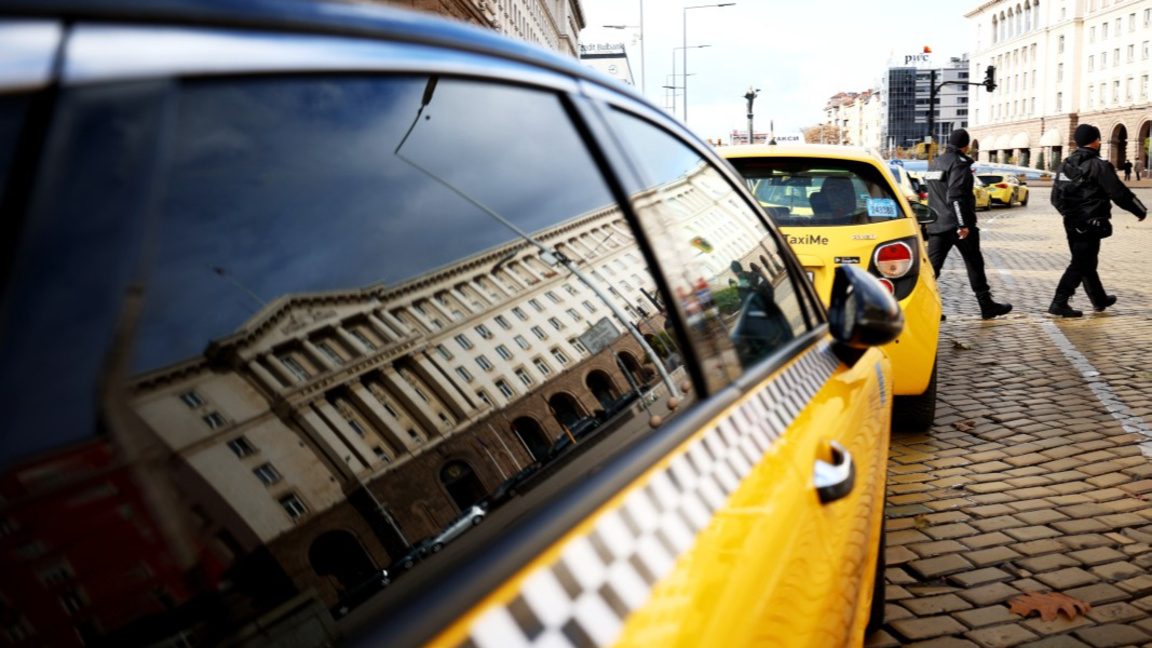 Протестното шествие на таксиметровите шофьори в столицата - 20 ноември 2024 г.