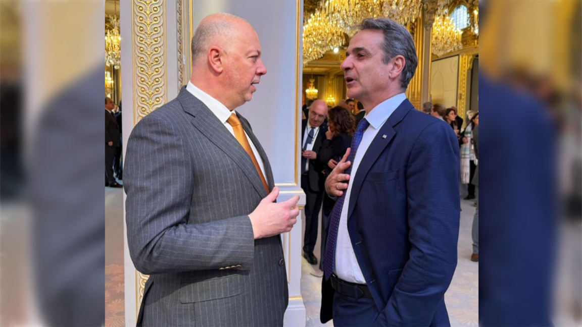 Rosen Jeliazkov și Kyriakos Mitsotakis